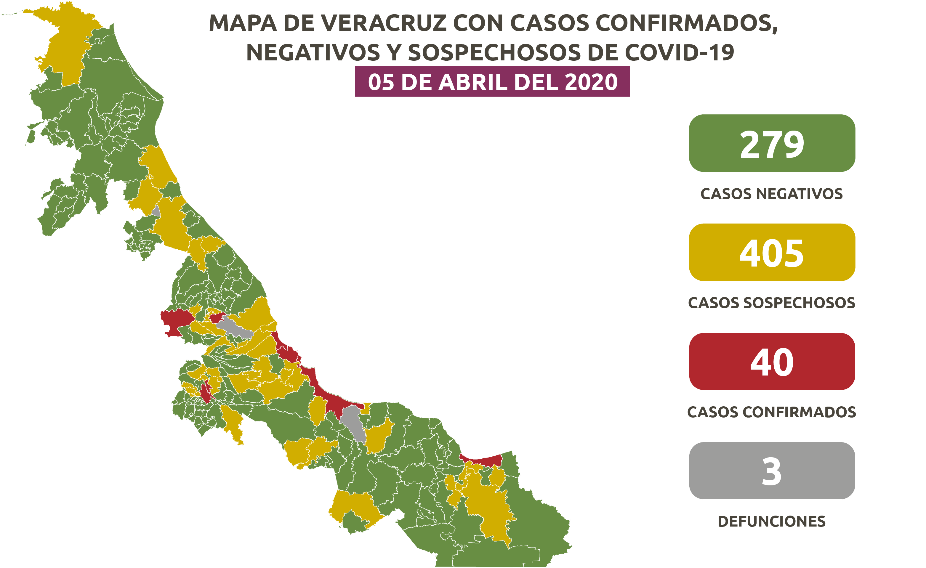 05 de abril mapa Con defunsiones en mapa