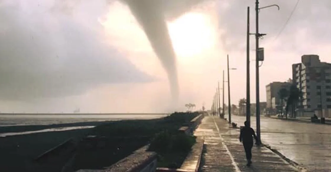 tromba marina veracruz coatzacoalcos fotos tornado