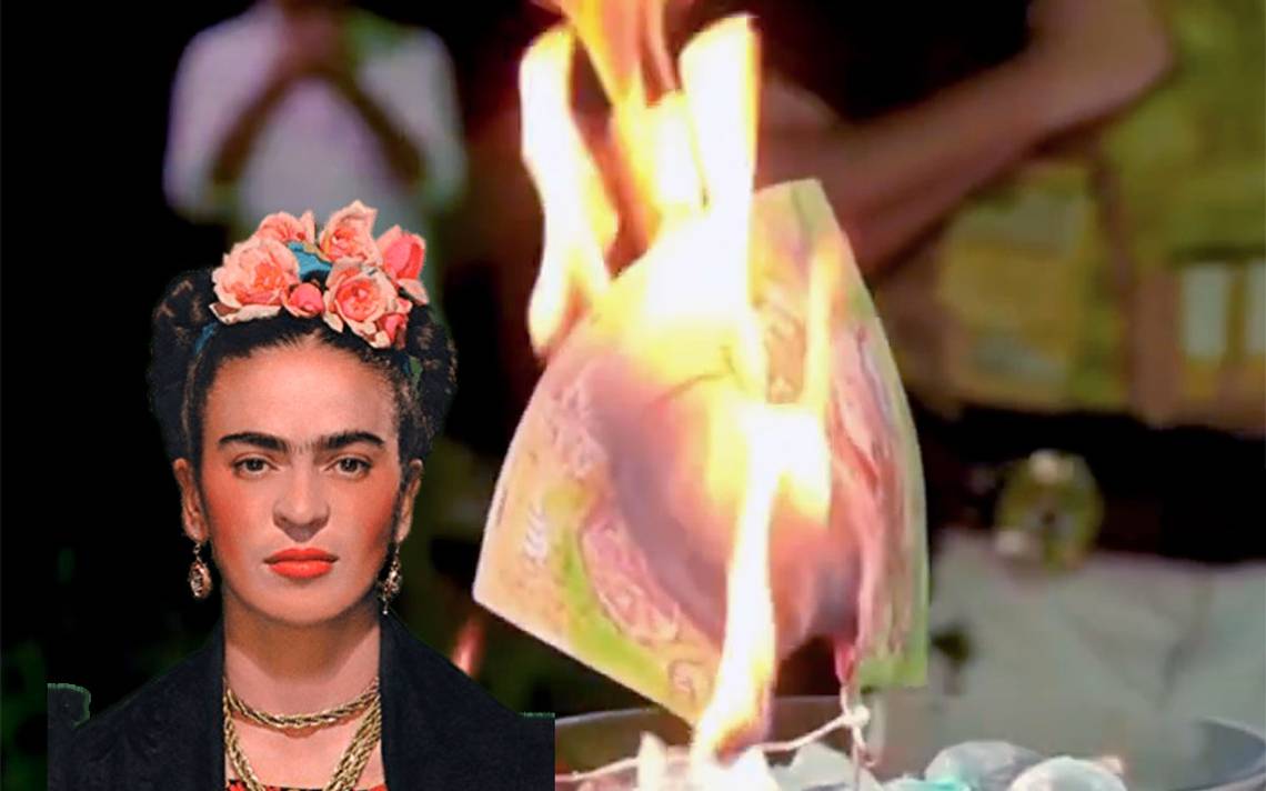 Queman obra de Frida Khalo