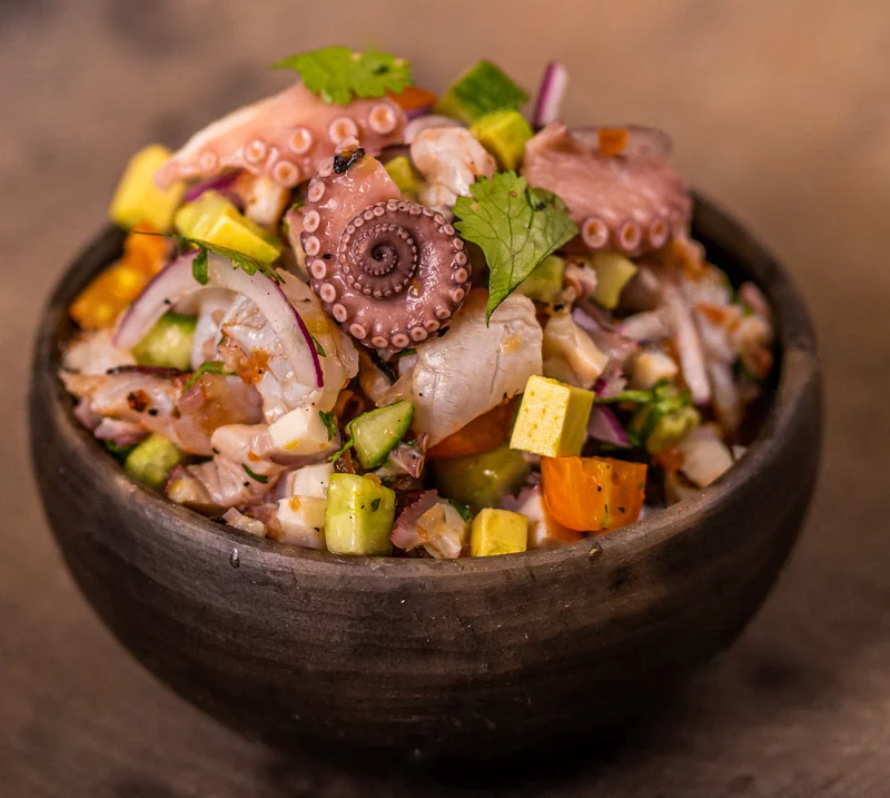 ceviche camaron y pulpo 1