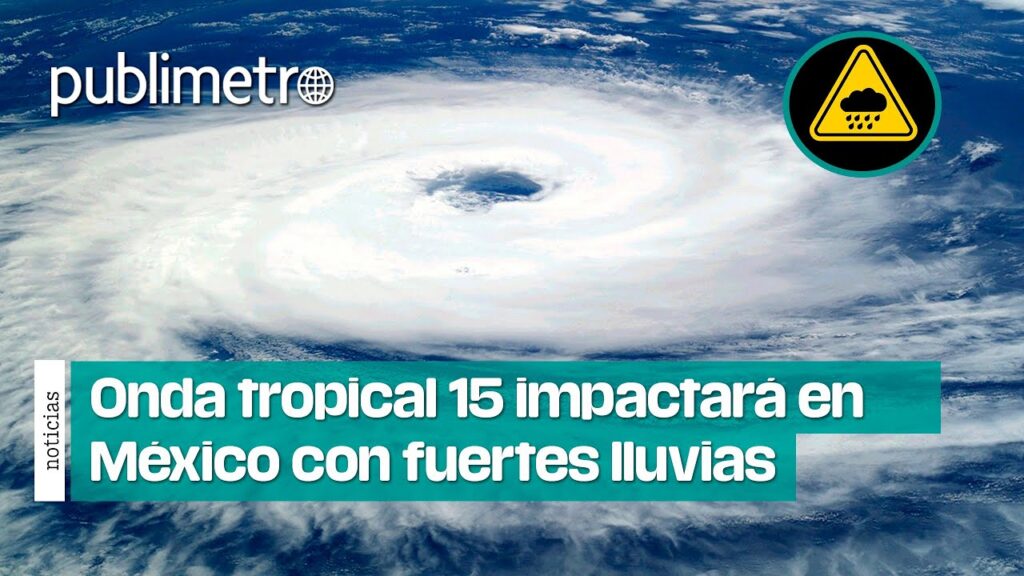 ¡No olvides la sombrilla! La onda tropical No. 15, el monzón mexicano y otros sistemas meteorológicos traerán lluvias y chubascos en 31 estados para este lunes 12 de agosto, informó el Servicio Meteorológico Nacional (SMN) de la Comisión Nacional del Agua (Conagua).