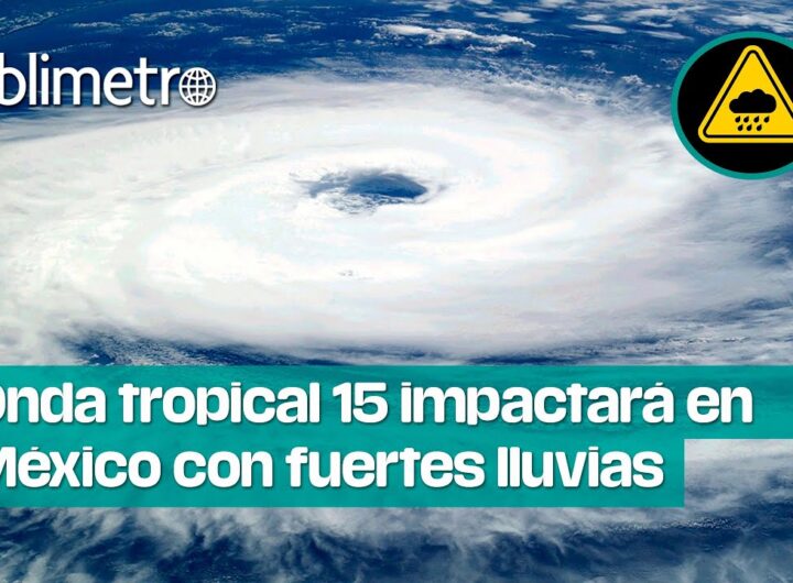 ¡No olvides la sombrilla! La onda tropical No. 15, el monzón mexicano y otros sistemas meteorológicos traerán lluvias y chubascos en 31 estados para este lunes 12 de agosto, informó el Servicio Meteorológico Nacional (SMN) de la Comisión Nacional del Agua (Conagua).