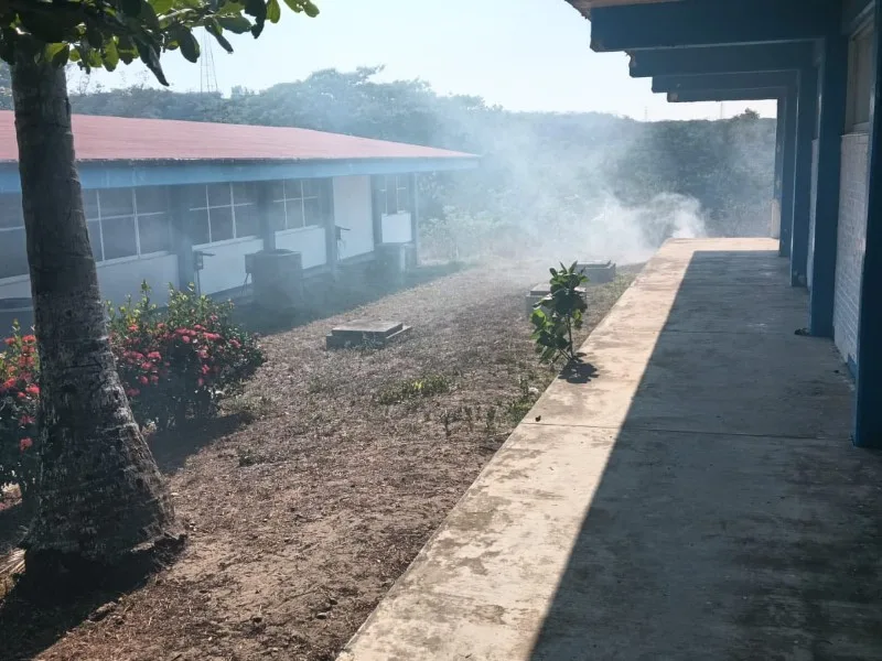 Desalojan CETMAR de Alvardo por conato de incendio CETMAR jpg