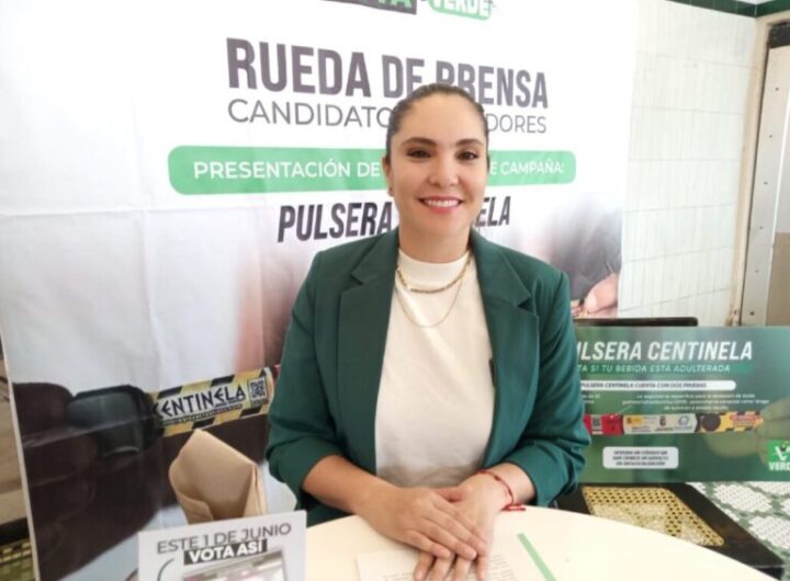 La candidata a Regidora por Boca del Río, Sabrina Zárate dio a conocer la iniciativa “Pulsera Centinela Guardián”