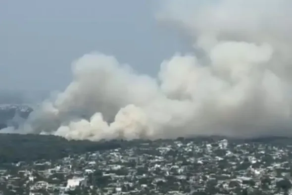 incendio en pantanos