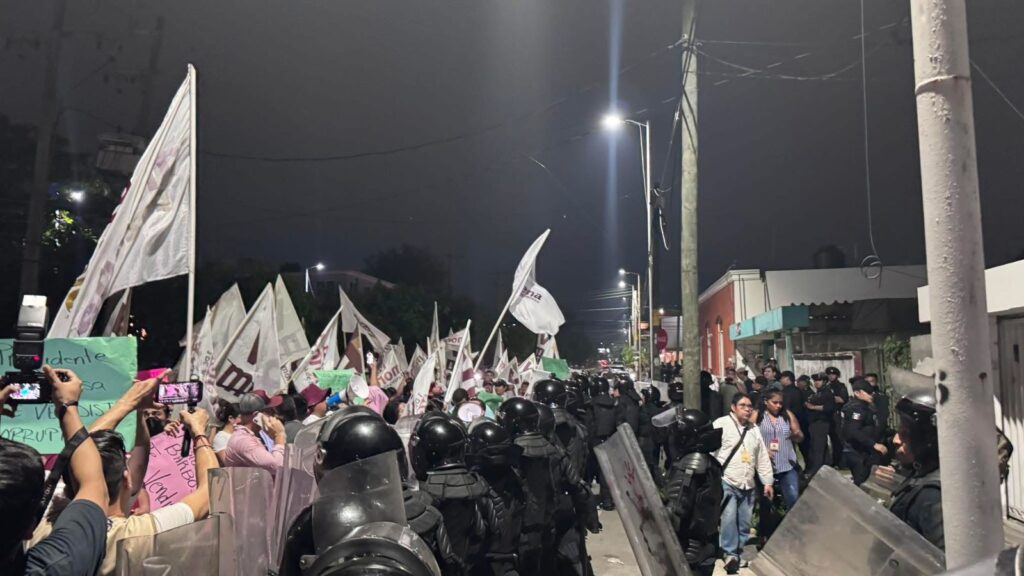 Morena provoca tensión en el OPLE de Poza Rica tras resultados preliminares IMG 20250604 WA0005