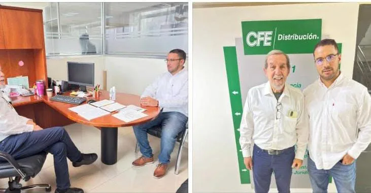 Inicia Beto Cobos reuniones con CFE para atender apagones IMG 20250617 WA0030 jpg