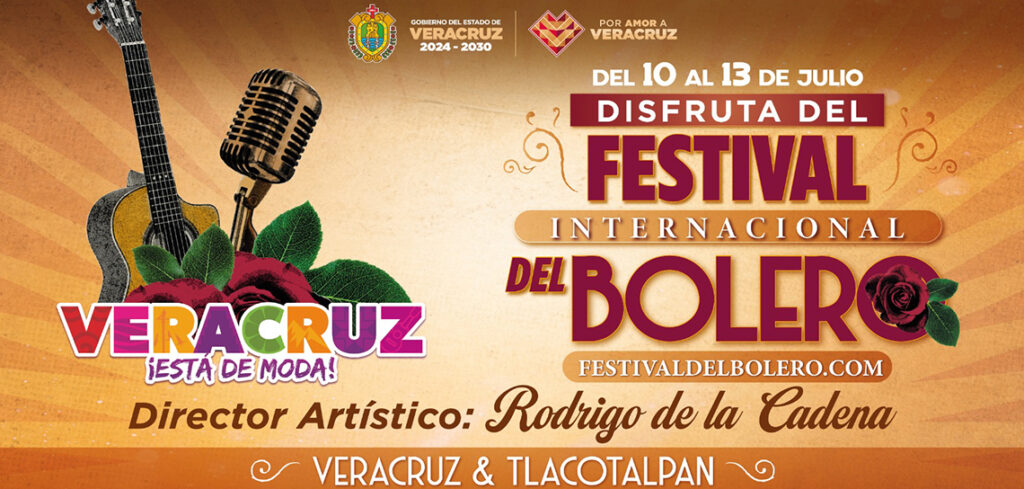 Rodrigo de la Cadena, Carlos Cuevas, Coque Muñiz y Kika Edgar en el Festival del Bolero en Veracruz Festival del Bolero 1