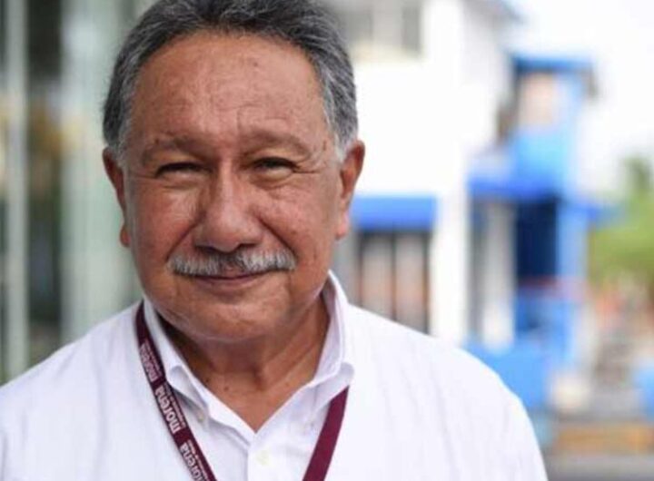 El titular de la Agencia Estatal de Energia de Veracruz Carlos Andres Morales Mar