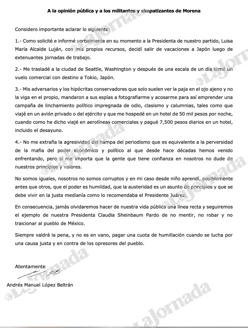 López Beltrán se lanza contra el “hampa del periodismo” tras balconeo por su viaje a Japón lopez beltran arremete contra el hampa del periodismo tras senalamientos por sus viajes 0e3d171f 9b0e 429d b850 ffe7ec2cce34 media