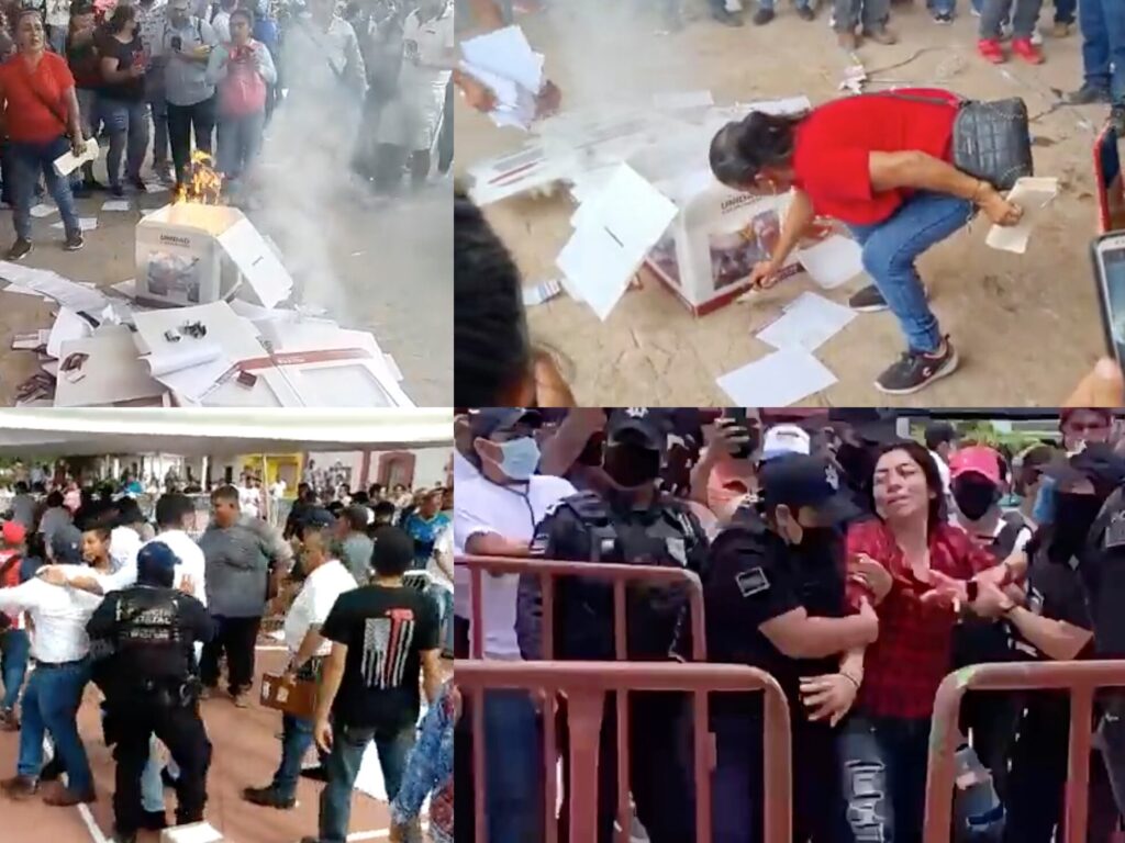 Militantes del partido Morena se acusan de fraude en renovación de comités en Tabasco MORENA ELECCIONES