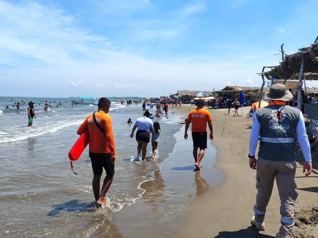 Reportan 10 muertes por ahogamiento en Veracruz durante el periodo vacacional vacionistas en veracruz