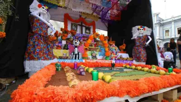 Preparan muestra de altares por Día de Muertos en parque 21 de Mayo ALTARES 21 ABRIL 590x332 jpg