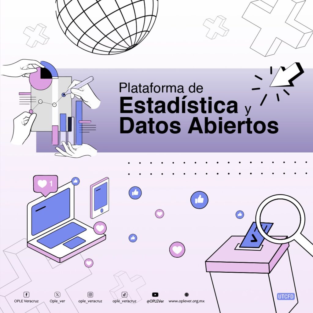 OPLE Veracruz lanza plataforma de datos abiertos electorales BOLETIN 140