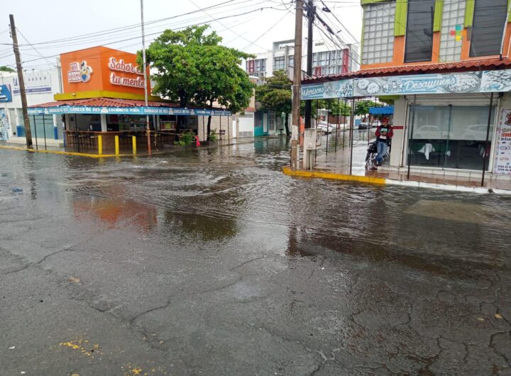 Calle inundada Veracruz
