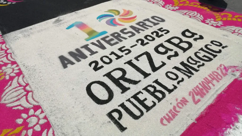 Orizaba celebra a San Miguel Arcángel y una década como Pueblo Mágico con tapetes monumentales ORIZABA PUEBLO MAGICO