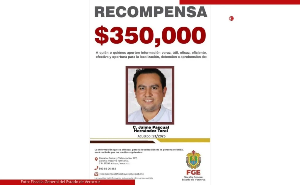 Fiscalía de Veracruz ofrece recompensa por influencer quien es acusado de trata de personas RECOMPENSA