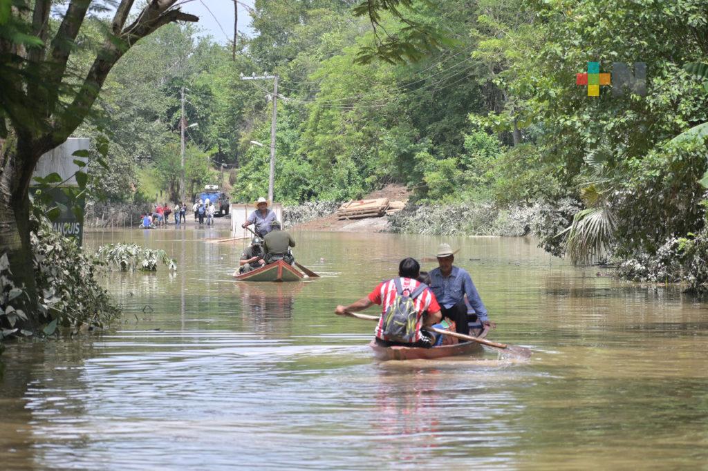 La Huasteca Alta en Veracruz duró incomunicada desde el jueves Rio Calabozo entre Chalma y Tantoyuca 1024x682 1