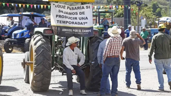 bloqueo de agricultores
