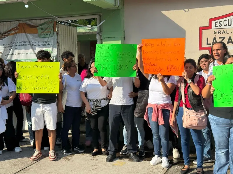estudiantes de la upav se manifestaron en boca del rio 686542 jpg