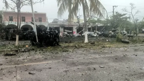 michoacan ataque con explosivos a base policial de coayahuacan deja un muerto y 10 heridos f411e883 2cfe 4957 a01a 4ee37b807c06 medialjnimgndimagefullsize