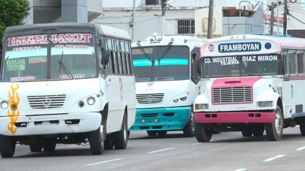 transportistas veracruz boca del rio solicitan aumento tarifa transporte publico
