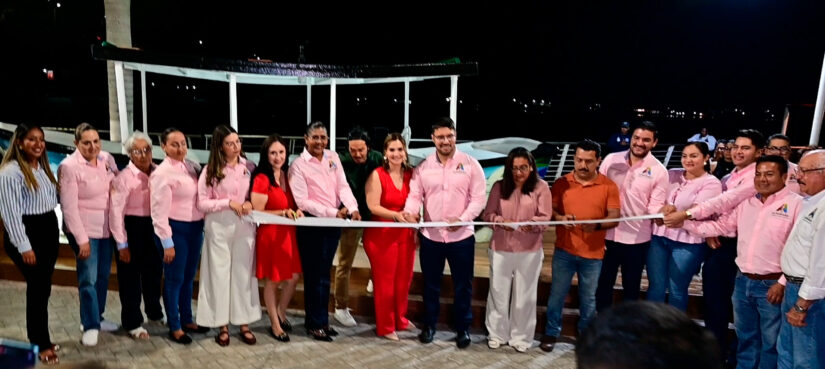 Inaugura Beto Cobos nuevos atractivos turísticos en centro de Alvarado LISTON LANCHA