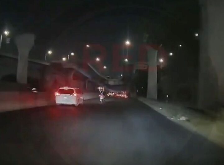 accidente de motocicleta sobre la mexico queretaro